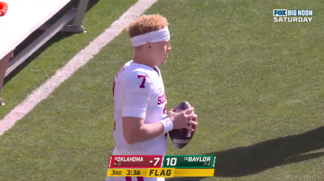 Spencer Rattler Benched Caleb Williams Baylor Loss Oklahoma Quarterback