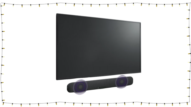 Yamaha SR-B20A Sound Bar with Dual Built-in Subwoofers