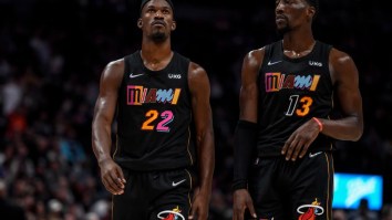 Wild Photo Shows Heat Players Waiting Outside Locker Room Ready To Brawl Following Nikola Jokic’s Cheap Shot