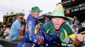 Aussie Cricket Fan Sends Crowd Into A Frenzy By Chugging Four Beers In Electric Fashion (Video)