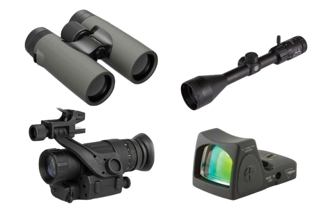 Hunting Scopes, Optics, Lasers