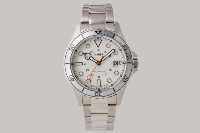Huckberry And Timex Just Dropped The Navi XL Automatic 'Arctic'—It's A Must Own Winter Watch