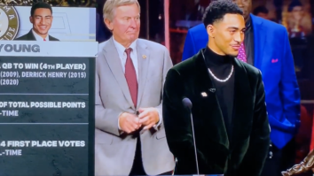 Steve Spurrier Must Have Had Dinner Plans After The Heisman Ceremony Because He Wanted OUT Of There