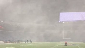 Videos Show Absolutely Wild Weather Conditions In Buffalo For Bills-Patriots Game That Include 50 MPH Wind Gusts
