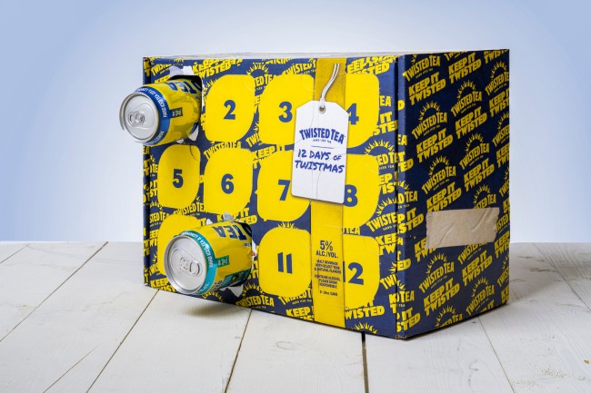 twisted tea advent calendar 12 pack