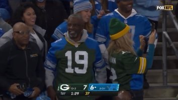 Equanimeous And Amon-Ra St. Brown Play Against Each Other, Parents Wear Awesome Split Jerseys