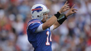 Ryan Fitzpatrick Showed Up To Bills Game Without A Shirt Despite Historically Cold Temperatures