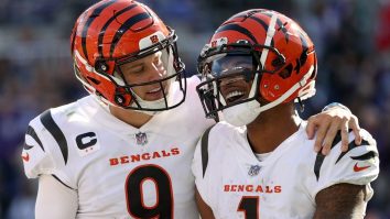Like Father, Like Son: Joe Burrow, Ja’Marr Chase Smoke Cigars In Locker Room While Their Dads Smoke Outside
