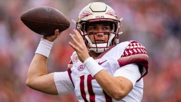 QB McKenzie Milton Wearing A Special Custom Helmet At The Hula Bowl Is Bigger Than Sports