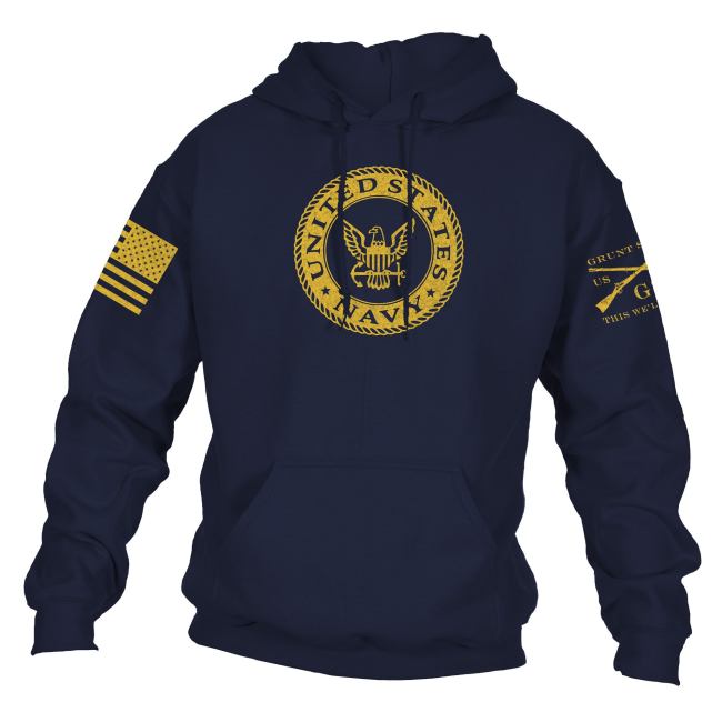 Grunt Style US Navy Colors Hoodie