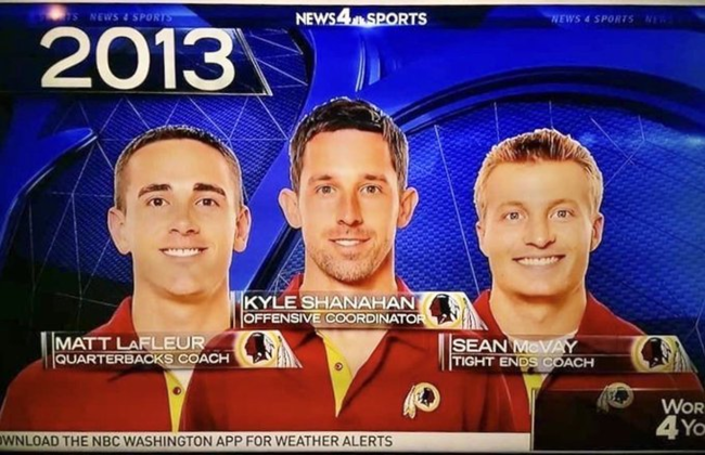 NFL Fans React To Viral Graphic Showing 2013 Washington Football Team Coaching Staff
