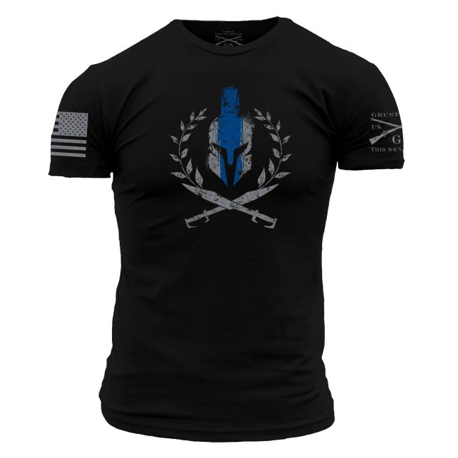 Spartan Blue Line Tee