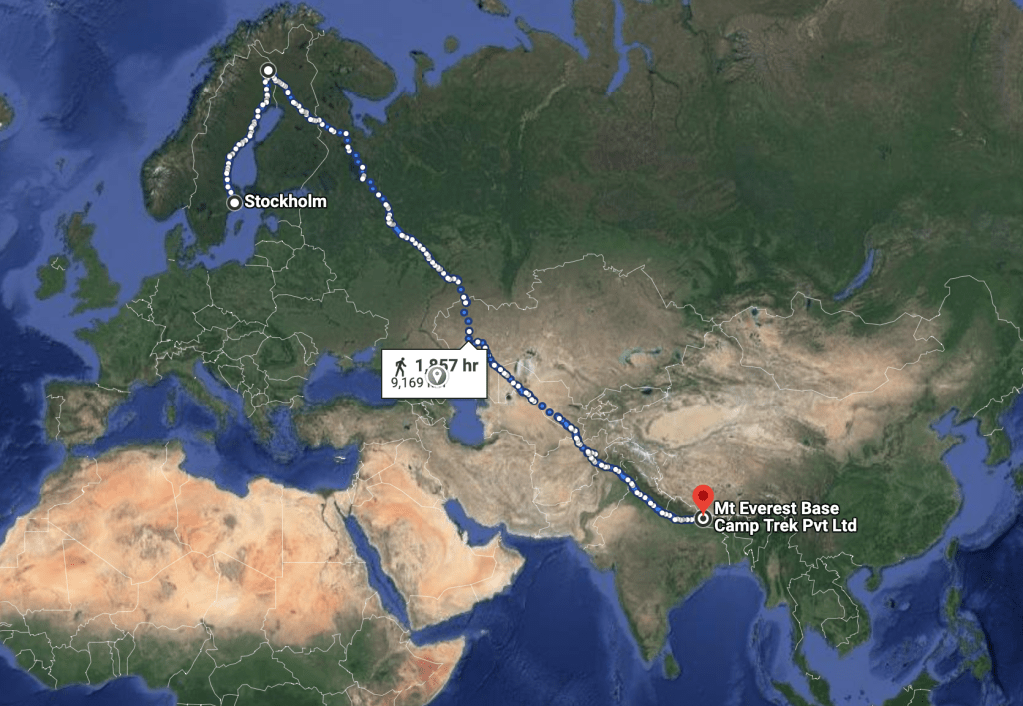 Goran Kropp Rode His Bike 8,000 Miles To Mt. Everest And Hiked It Solo