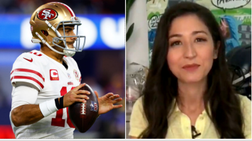 ESPN’s Mina Kimes Reacts To Jimmy Garoppolo’s Terrible Game-Ending Interception Days After Jeff Garcia Controversy