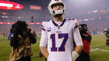 New Video Of Josh Allen Telling WR Gabriel Davis They’re Going To The AFC Championship Is Brutal For Fans To Watch