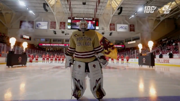 Insanely Crispy Video Of B.C. Hockey’s Goalie Taking The Ice Should Win The Oscar For Best Picture