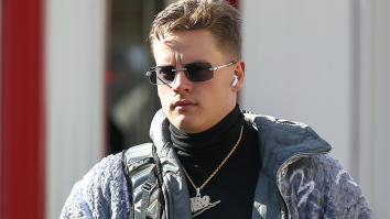 Joe Burrow Gave AFC Championship Jersey To Kid Cudi After Sharing Epic Pregame Playlist