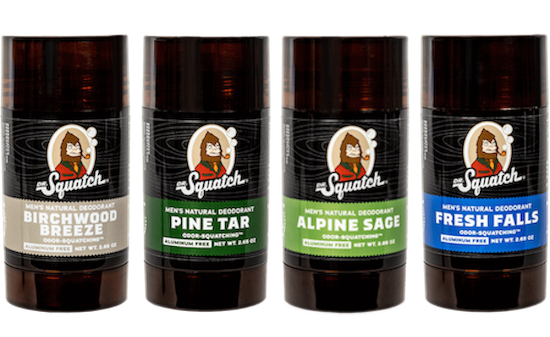Dr Squatch Deodorant 4-Pack