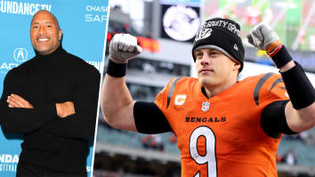 The Rock Had An Awesome Reaction To Joe Burrow Copying His Viral Old School Look