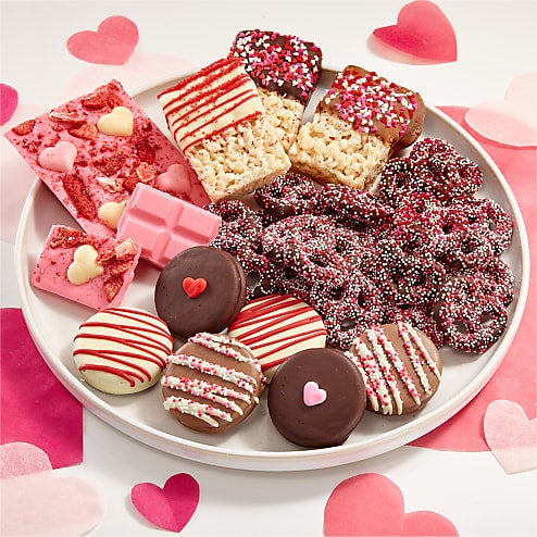 Valentine's Day Belgian Chocolate Covered Treat Sampler