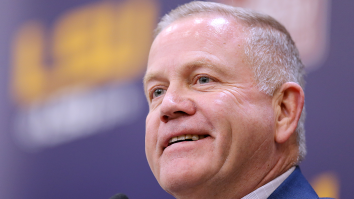 Brian Kelly Makes Actually Funny Joke About Practicing In Underwear After Embarrassing Offseason