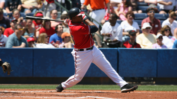 Andruw Jones’ Son Silences ‘Overrated’ Chants With MASSIVE Home Run And Ice Cold Bat Flip (Video)