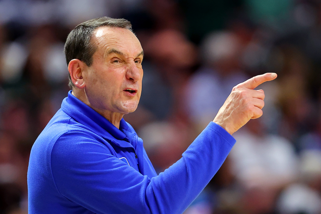 Duke Coach Mike Kryzewski Put On Blast For False Claim About Banners