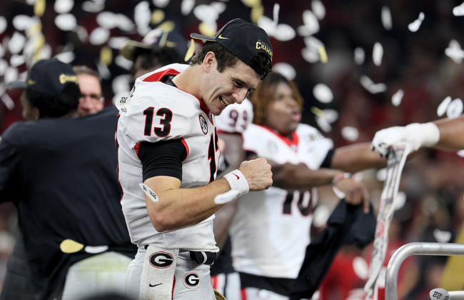 Stetson Bennett To Face QB Competition Based On Kirby Smart's Update