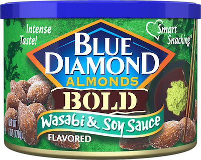 Blue Diamond Wasabi and Soy Sauce Flavored Almonds
