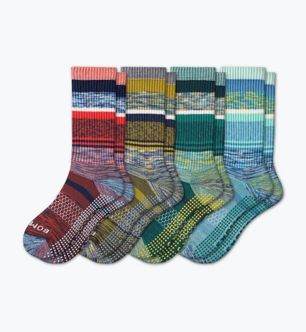 Bombas Gripper Calf Sock 4-Pack