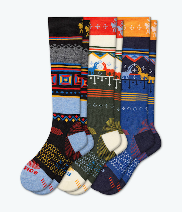 Bombas Merino Wool Ski & Snowboard Sock 3-Pack