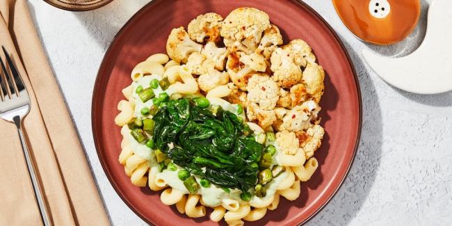 Creamy Dill Pasta Primavera