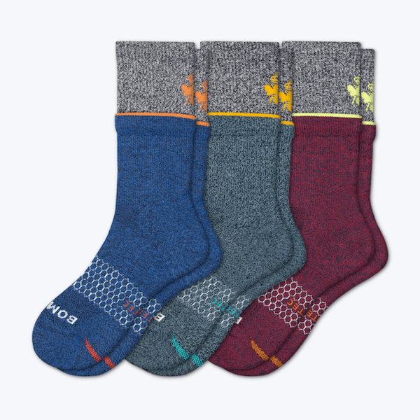 Double Cuff All-Purpose Performance Calf Sock 3-pack