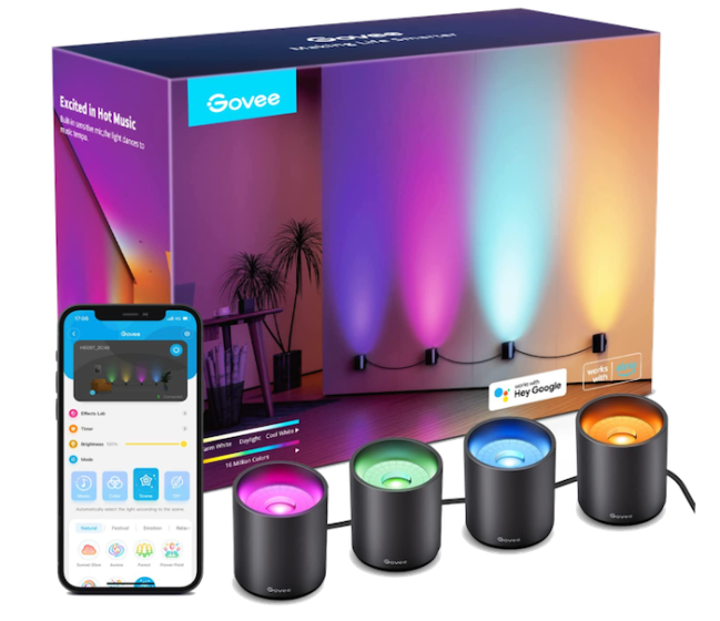 Govee RGBIC Smart Wall Sconces - daily deals