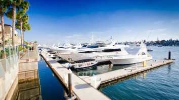 Someone Stole A 60-Foot Yacht And Treated It Like A Monster Truck By Ramming Every Other Yacht In Sight (Video)