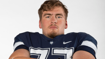 UConn’s 6’7″, 335lb OL Ben Murawski Goes Viral For Being Insanely Athletic, Dunking On Everybody