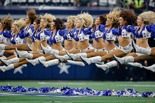 Cowboys Cheerleaders Go Viral For Rocking Out At Teammate's Wedding