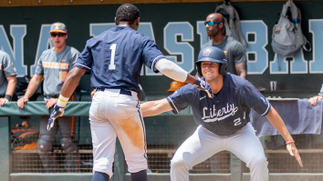 Liberty Baseball Deafens Opposing Pitcher With Ruthless Troll During Warmups (Video)