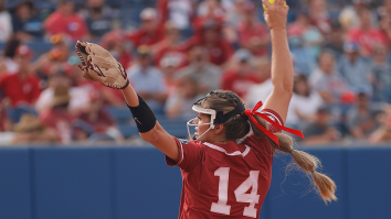 Heartwarming Video Shows Young Softball Player Mimicking Alabama Pitcher Next To The Bullpen