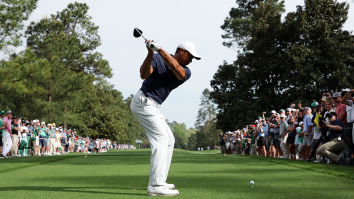Thousands Of Fans Watched Tiger Woods Practice On Masters Monday And It Was Absolute Scenes