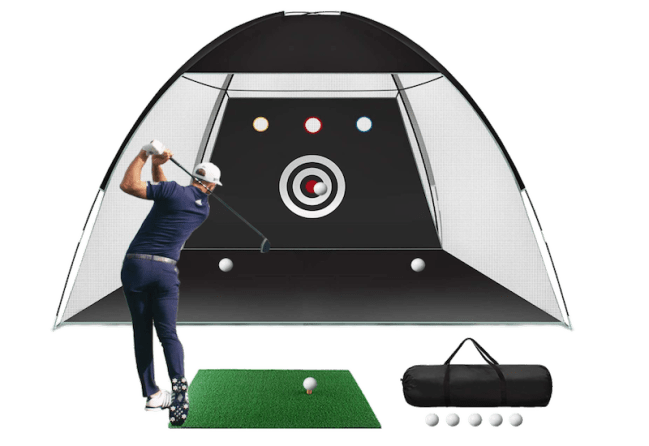 Golf Practice Net with Target and Carry Bag - daily deals