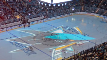 Sharks Fan Expertly Trolls Golden Knights By Sneaking Vulgar Message On Jumbotron In San Jose