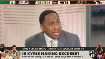 ESPN’s Stephen A Smith Bizarrely Says ‘When Russia Bombed Ukraine’ He Didn’t Think Kyrie Irving Was Going To Show Up For Work