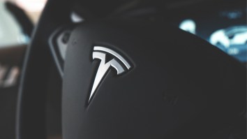 Video Captures Tesla Crashing Into Pricey Private Jet While On Autopilot At Aviation Show