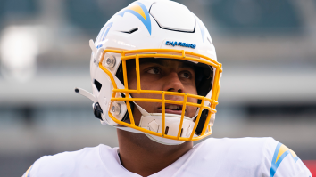 Wife Of Chargers LT Shares Hilarious Video Of Him Practicing To Block Khalil Mack On Their Honeymoon