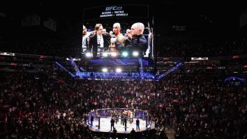 A Woman Tried To Rush The Cage At UFC 274 And Got Destroyed By Security