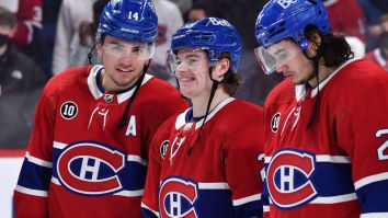 Montreal Canadiens GM Reacts To The Possibility Of Drafting His Son With The 1st Pick In The NHL Draft