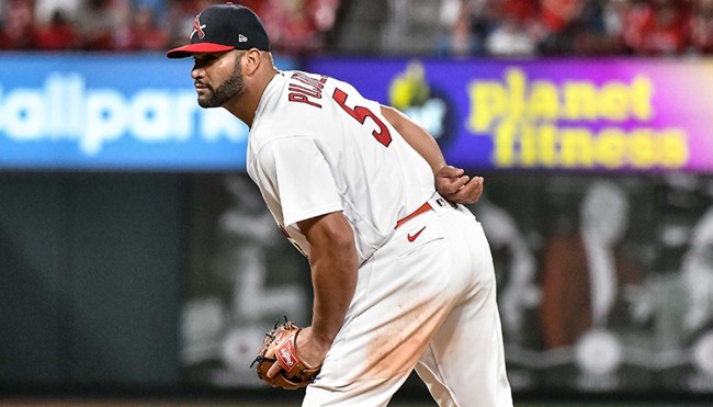 Evan Longoria Asks For Ball After Getting A Hit Off Pitcher Albert Pujols