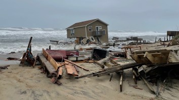 The Internet Is Obsessed With This Video Of A $381K House Being Swallowed By The Ocean