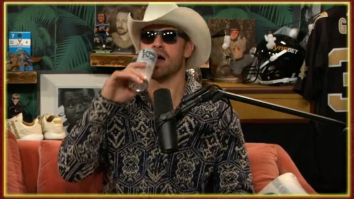 Ex-NFL Star Chris Long Accidentally Drinks His Own Dip Spit Mid-Interview And Things Go Off The Rails Fast